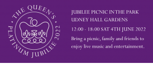 Our Jubilee picnic banner